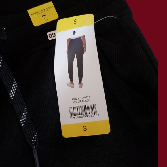 Marc New York Womens Jogger Pants Polyester Blend Black Small - Picture 11 of 14
